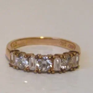 Technibond Rings Technibond | Jewelry | Absolute Baguettes And Round Band Ring Size 8 ...